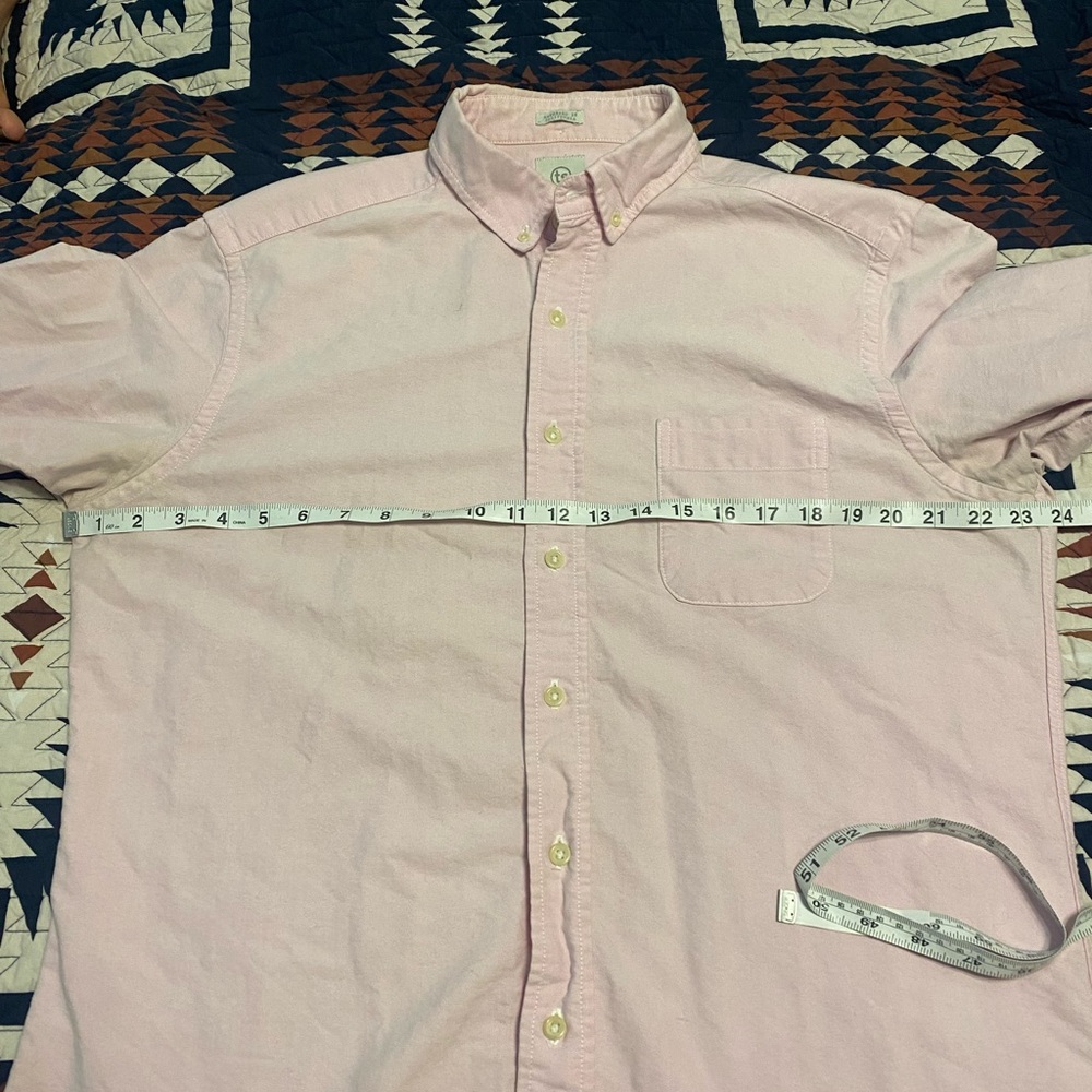 Classic Pink Button-Down Shirt